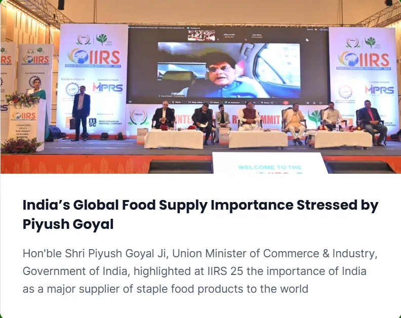 Hon'ble Shri Piyush Goyal Ji