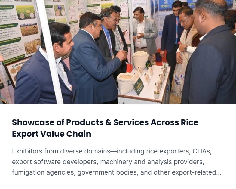 Exhibitors from diverse domains